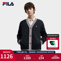 FILA/斐乐 休闲简约商务时尚 男士针织长袖外套