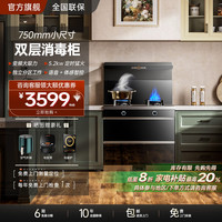  奔腾火星人 变频吸力 集成灶 消毒柜 油烟机 燃气灶  天然气