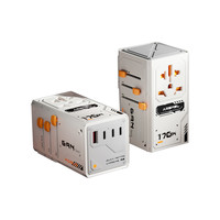 TEGIC 666HS 万能转换插头 170W 白色 四口