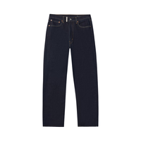 Levi's李维斯25年秋冬男士美式复古静奢风555宽松直筒牛仔裤 中蓝色 32 (32)