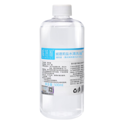 妮蓓莉 生理盐水500ml洗鼻洗眼漱口氯化钠0.9%美容纹绣洗敷脸OK镜清洗液