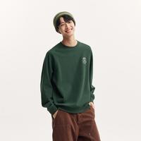 森马 【初秋特卖】梅花系列国潮刺绣款插肩袖休闲美式圆领卫衣男