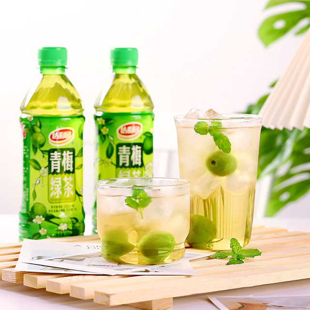 今日必买、淘金币可用：达利园 青梅绿茶500ml*15瓶