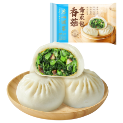 广州酒家 香菇青菜包390g 6 个
