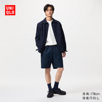  UNIQLO/优衣库 麻混纺 女士短裤