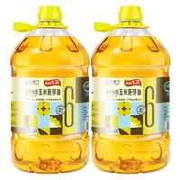 金掌门食用油非转基因压榨一级玉米胚芽油 6.2L*2