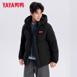 YAYA 鸭鸭羽绒服 男女款2025冬季面包服防风保暖短外套