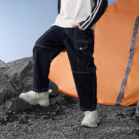 马骑顿 男童25秋季学院风街潮大口袋工装风牛仔裤 原牛仔色 130