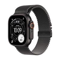 Apple 苹果 Watch Ultra 3 智能手表 GPS+蜂窝版 49mm 黑色钛金属表壳 黑色米兰尼斯表带 L