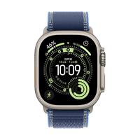 Apple 苹果 Watch Ultra 3 智能手表 GPS+蜂窝版 49mm 原色钛金属表壳 亮蓝色野径回环式表带 S/M