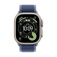 Apple 苹果 Watch Ultra 3 智能手表 GPS+蜂窝版 49mm 原色钛金属表壳 亮蓝色野径回环式表带 M/L