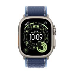 Apple Watch Ultra 3 智能手表 GPS 蜂窝版 49mm 原色钛金属表壳 亮