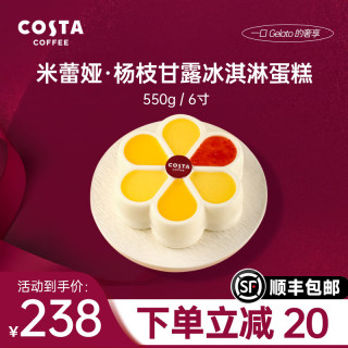  COSTA/咖世家咖啡 多口味 冰淇淋蛋糕 刀叉  550g/6寸 礼盒