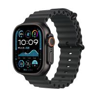 百亿补贴：Apple Watch Ultra 2 2024款 智能手表 49mm 蜂窝版 智能手表 钛金属表壳 蓝黑色野径回环式表带 M/L