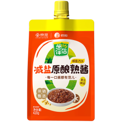 葱伴侣 0添加减盐熟酱 420g 袋装