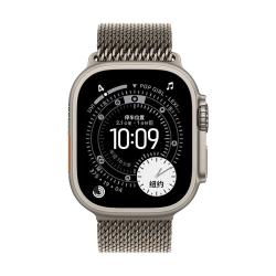 Apple Watch Ultra 3 智能手表 GPS 蜂窝版 49mm 原色钛金属表壳 米