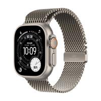 国家补贴：Apple Watch Ultra 3 智能手表 GPS+蜂窝版 49mm 原色钛金属表壳 原色米兰尼斯表带 L