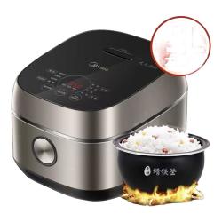 美的 纤V煲系列 MB-FB50S701 电饭煲 5L 玄武灰