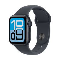 Apple 苹果 Watch SE 3 智能手表 GPS版 40mm 午夜色铝金属表壳 午夜色运动型表带 S/M