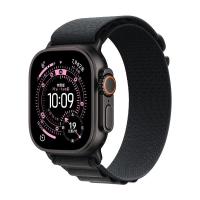 Apple Watch Ultra 3 智能手表 GPS+蜂窝版 49mm 黑色钛金属表壳 黑色高山回环式表带 S