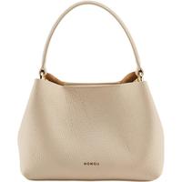  HONGU/红谷 质感牛皮 女士水桶包  小包 米白