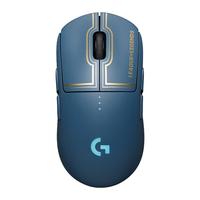 logitech 罗技 GPW 一代 海克斯限定 2.4G蓝牙 Lightspeed 多模无线鼠标 16000DPI 蓝色