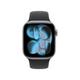 Apple Watch Series 11 智能手表 GPS版 42mm 深空灰色铝金属表壳 黑色运动型表带 M/L