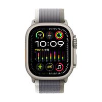 Apple 苹果 Watch Ultra2 智能手表 GPS+蜂窝版 49mm 钛金属原色 蓝色高山回环式表带 S