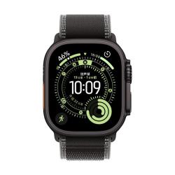 Apple Watch Ultra 3 智能手表 GPS 蜂窝版 49mm 黑色钛金属表壳 木