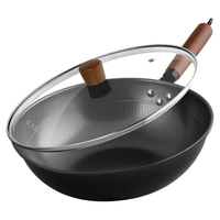 炊大皇（COOKER KING）玄铁二代32cm炒锅 无涂层铁锅精铁锅 炉灶通用平底炒菜锅 XT32CGH