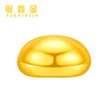 粤鑫金足金9999投资金豆豆水贝黄金条刻字 金豆1g无证签