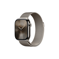 Apple 苹果 Watch Series 10 智能手表 GPS+蜂窝网络款 42mm 钛金属原色 金属原色米兰尼斯表带