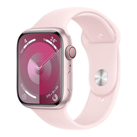 Apple 苹果 Watch Series 9 智能手表 GPS款 45mm 亮粉色 橡胶表带 S/M MR9G3CH/A