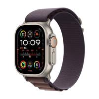 Apple 苹果 Watch Ultra2 智能手表 GPS+蜂窝版 49mm 钛金属原色表壳 靛蓝色高山回环式表带 L