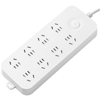 得力工具 DL 得力工具 deli 得力 新国标安全插座/插排/插线板/接线板/排插/拖线板延长线 总控 8位1.8米 LU9052