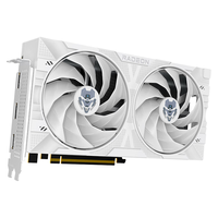 VASTARMOR AMD RADEON RX 9060 XT 8GB OC 白色合金 电竞游戏AI渲染设计智能学习台式电脑独立显卡