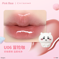 【26号20点】PinkBear皮可熊CHIIKAWA授权款丰唇蜜贴贴泥眼影 U06冒险咖