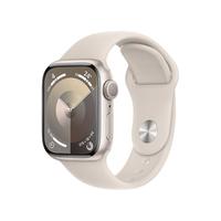 Apple 苹果 Watch Series 9 智能手表 GPS款 41mm 星光色 回环式运动表带 MR8V3CH/A