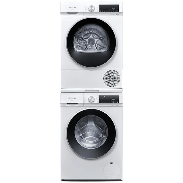 西门子 智能除渍 洗烘套装  白