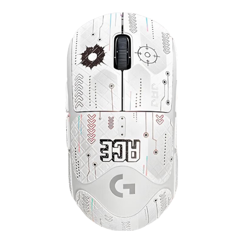 GPW4代（朱雀）珍珠白+JAJ白色防滑贴