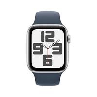 Apple 苹果 Watch SE 2023款 智能手表 GPS版 44mm 风暴蓝色 橡胶表带 S/M