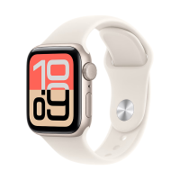 Apple Watch SE 3 智能手表 GPS版 40mm 星光色铝金属表壳 星光色运动型表带 S/M
