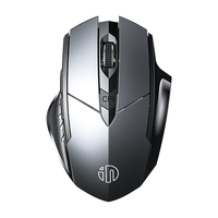 英菲克 PM6 2.4G无线鼠标 1600DPI 金属灰