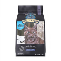 Blue Buffalo 蓝馔 临期蓝馔蓝挚BlueBuffalo原野精灵无谷鸡肉中老年猫粮2.2kg