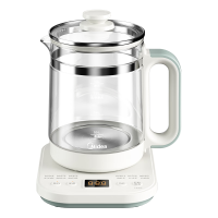 Midea 养生壶大容量煮茶壶炖煮壶一体电热烧水壶恒温保温不锈钢 1.8L