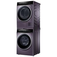 卡萨帝 纤诺系列 C1 10P3U1+CG 10FP3U1 热泵式洗烘套装 晶钻紫
