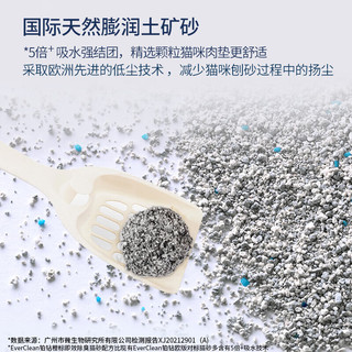  EVER CLEAN/铂钻 低尘除臭 猫砂  低尘款-小金盒6L*2盒