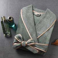 移动端：艾米乐 amarelle 土耳其浴袍五星级男女士浴衣纯棉毛巾料睡袍睡衣春秋全棉