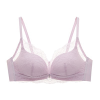 移动端：兰卓丽 商场同款内衣女小胸显大聚拢无钢圈文胸性感蕾丝轻薄胸罩