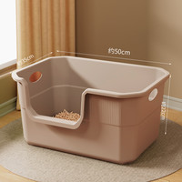 猫砂盆超大号防外溅猫厕所除臭巨型开放式猫砂盆子特大号宠物用品